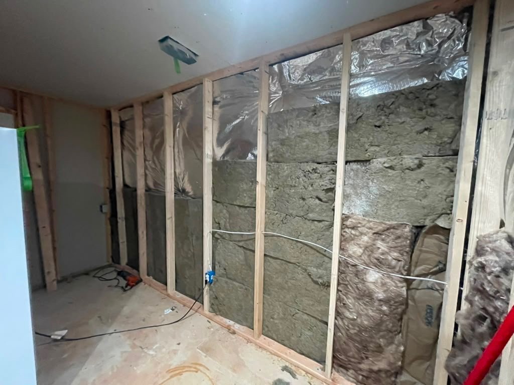 Interior construction work in progress